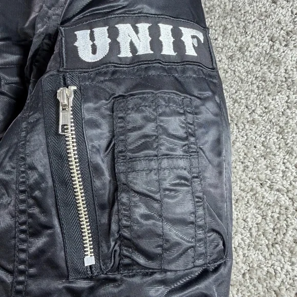 UNIF x Urban Outfitter Exclusive “WhaTever” Women’s Size: Small - Bomber Jacket - Picture 8 of 12